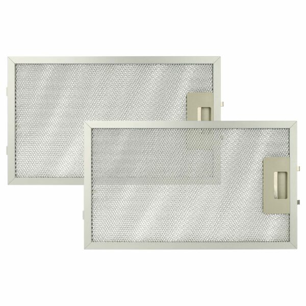 2x Filtro de Gordura de Metal Longa Duração vhbw compatível com AEG 50253591007, 4055101697