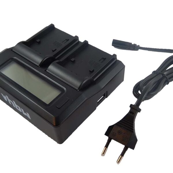 Carregador de Baterias vhbw para Câmara Leica e Panasonic (Substitui Panasonic DE-A80, DE-A79BB)
