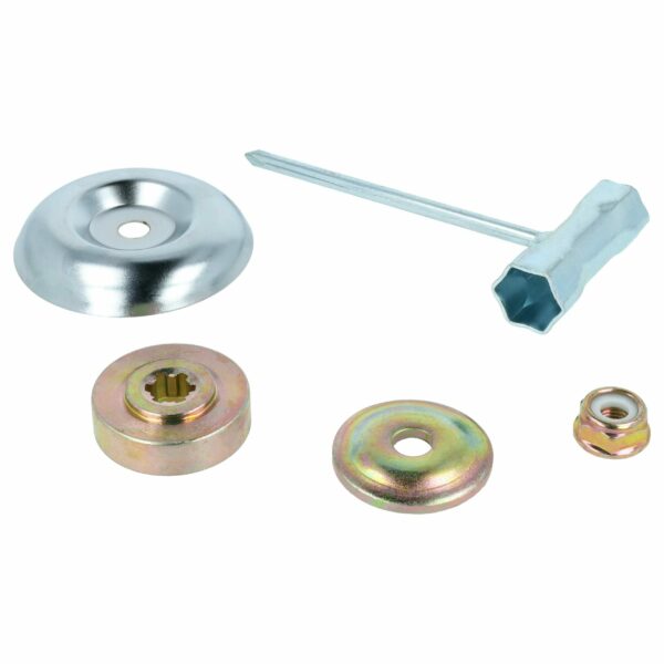 Kit de Fixação 5 Peças para Cabeça de Escova de Jardim - Compatível com Dolmar, Honda, Kawasaki, Makita e Outros