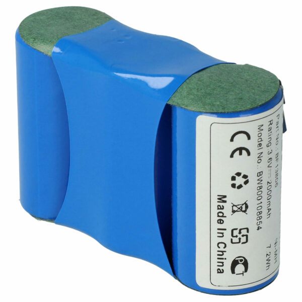 Bateria vhbw para aparadores Wolf BS45, Accu45, 70845 055, BF13806 VSE 4/5 - 2000 mAh 3.6 V NiMH