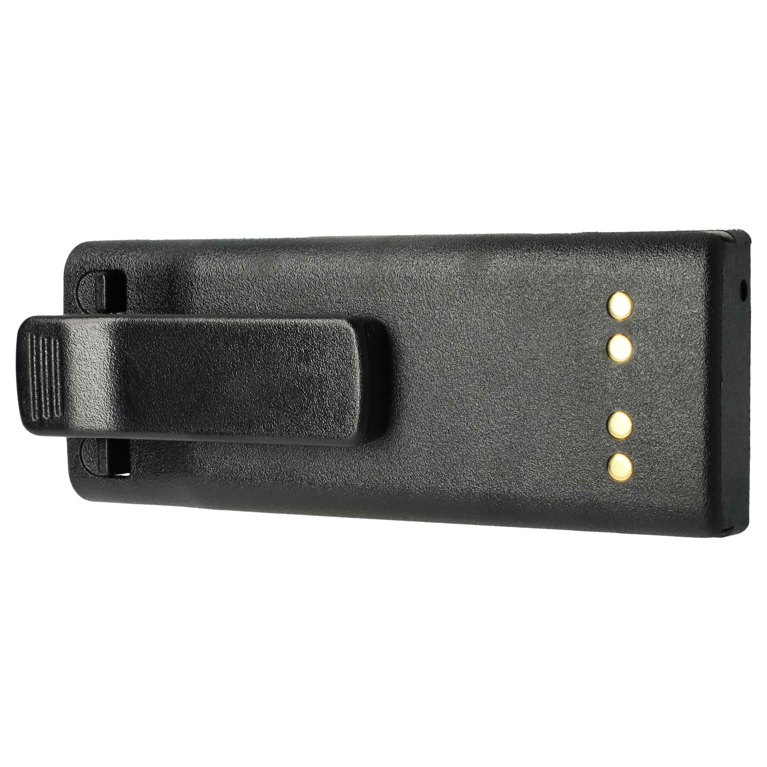Bateria vhbw para Rádio Motorola NTN7143B 1800 mAh 7.5 V NiMH + mola de cinto - Image 2