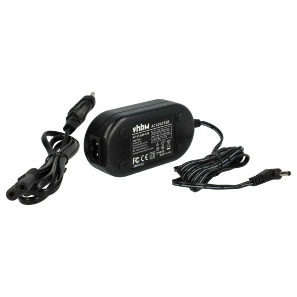 Adaptador de Alimentação vhbw para Câmara JVC - Substitui AP-V10, AP-V12, AP-V13, APV10U, APV12U (11V, 1.0A, 2m)