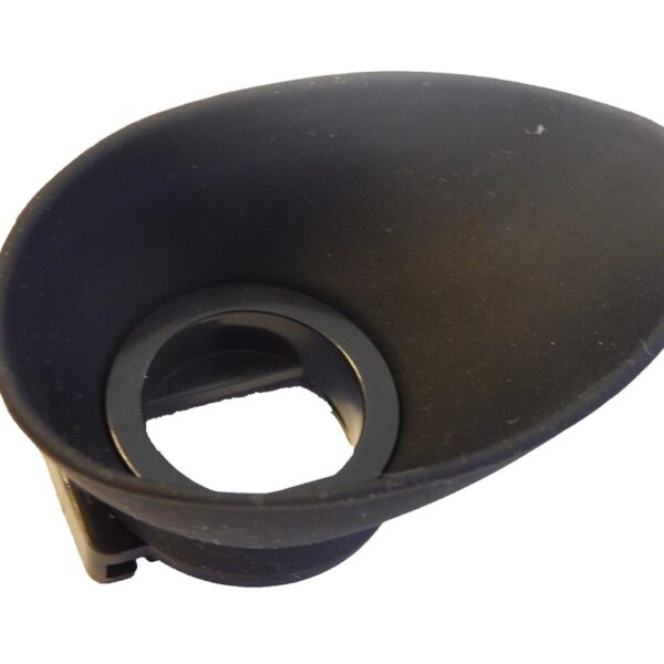 Ocular / Borracha de Visor vhbw para Canon EOS 450D, 500D, 550D, 1000D - Oval, Preto