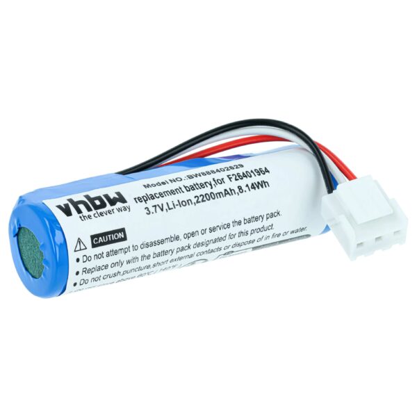 Bateria para Leitor de Cartões Ingenico F26402274, F26401964 - 2200 mAh 3.7 V Li-Ion vhbw