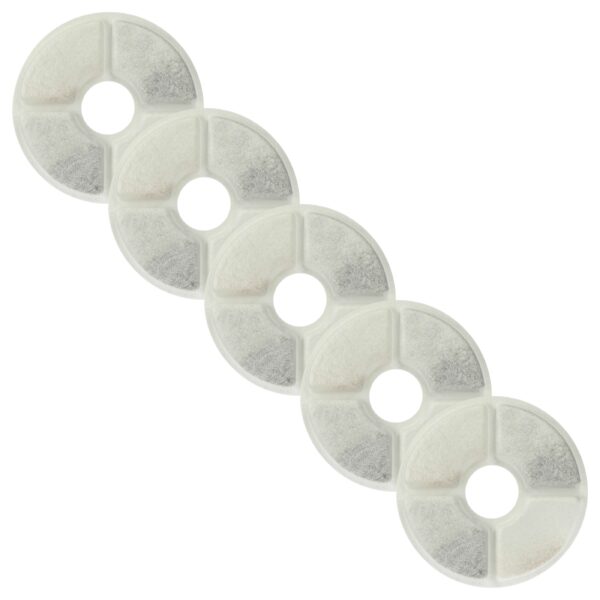 5x Filtro de Água vhbw para Bebedouro Beacon Pet, ENJOY PET, MOSPRO