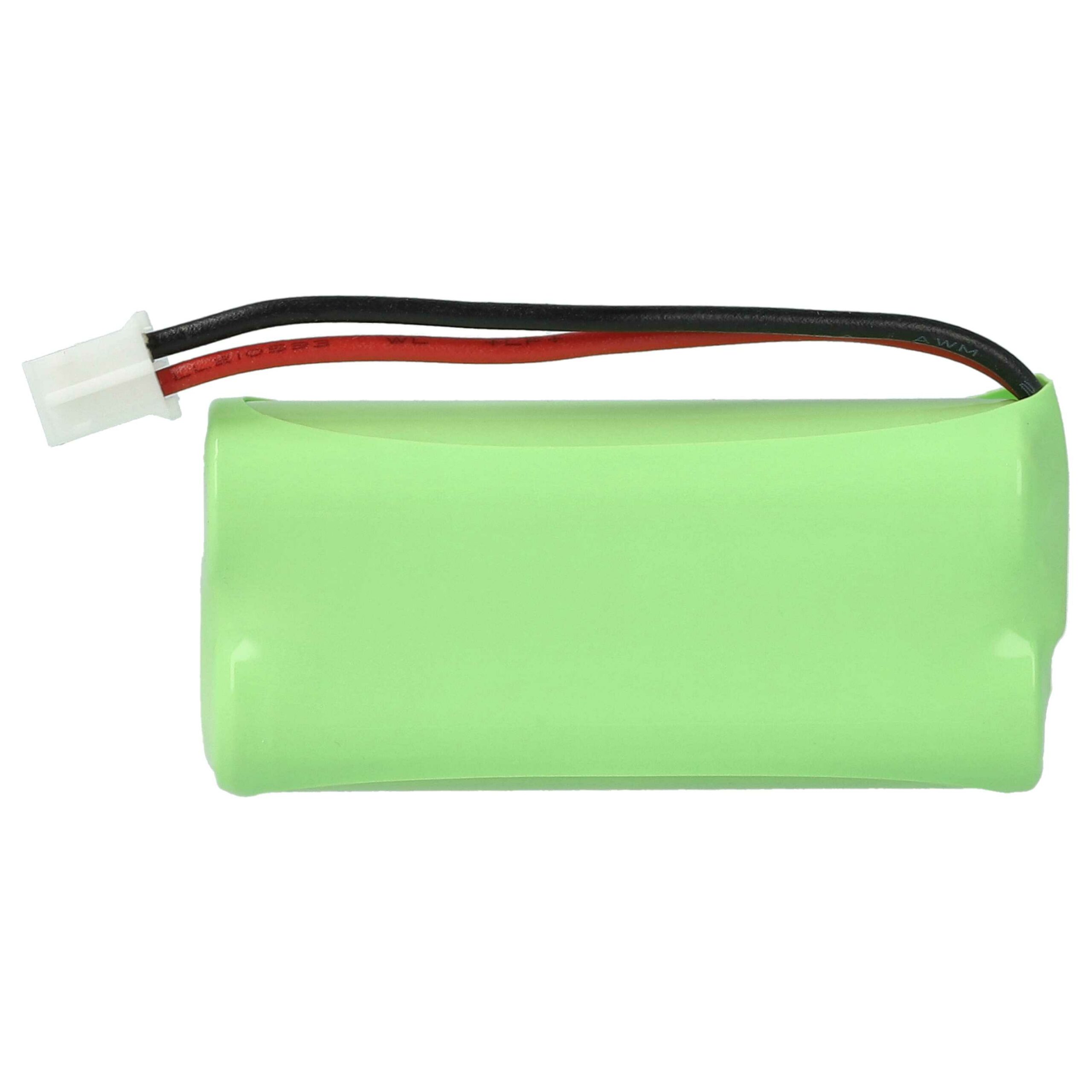 Pack 10x Baterias vhbw 700 mAh 2.4V NiMH para Telefones Fixos T-Com, Siemens, Universum - Image 4