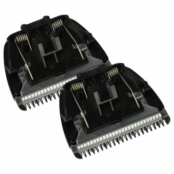 2x Cabeças de Corte de Substituição para Panasonic WER9602Y, WER9602 - Preto vhbw
