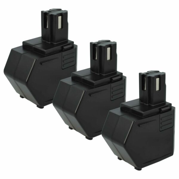 Bateria vhbw 12V 3000mAh para Hilti (compatível SFB105, SBP12, SFB125, SFB121) - Pack 3 unidades