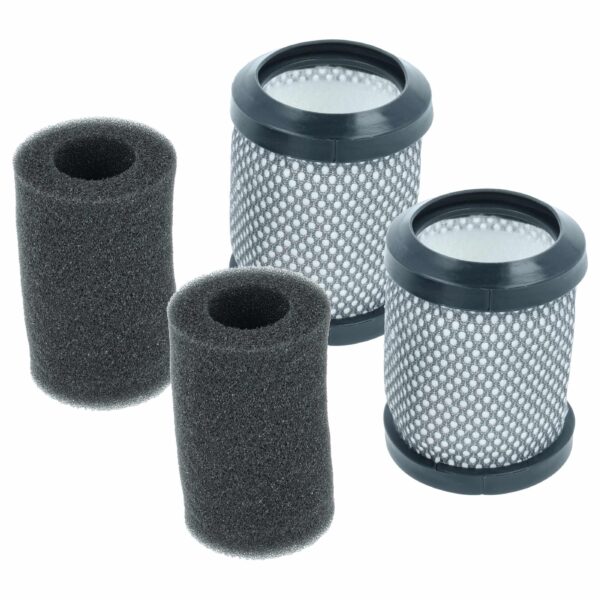 2x Filtro de exaustão vhbw para aspirador Hoover T116, 35602170