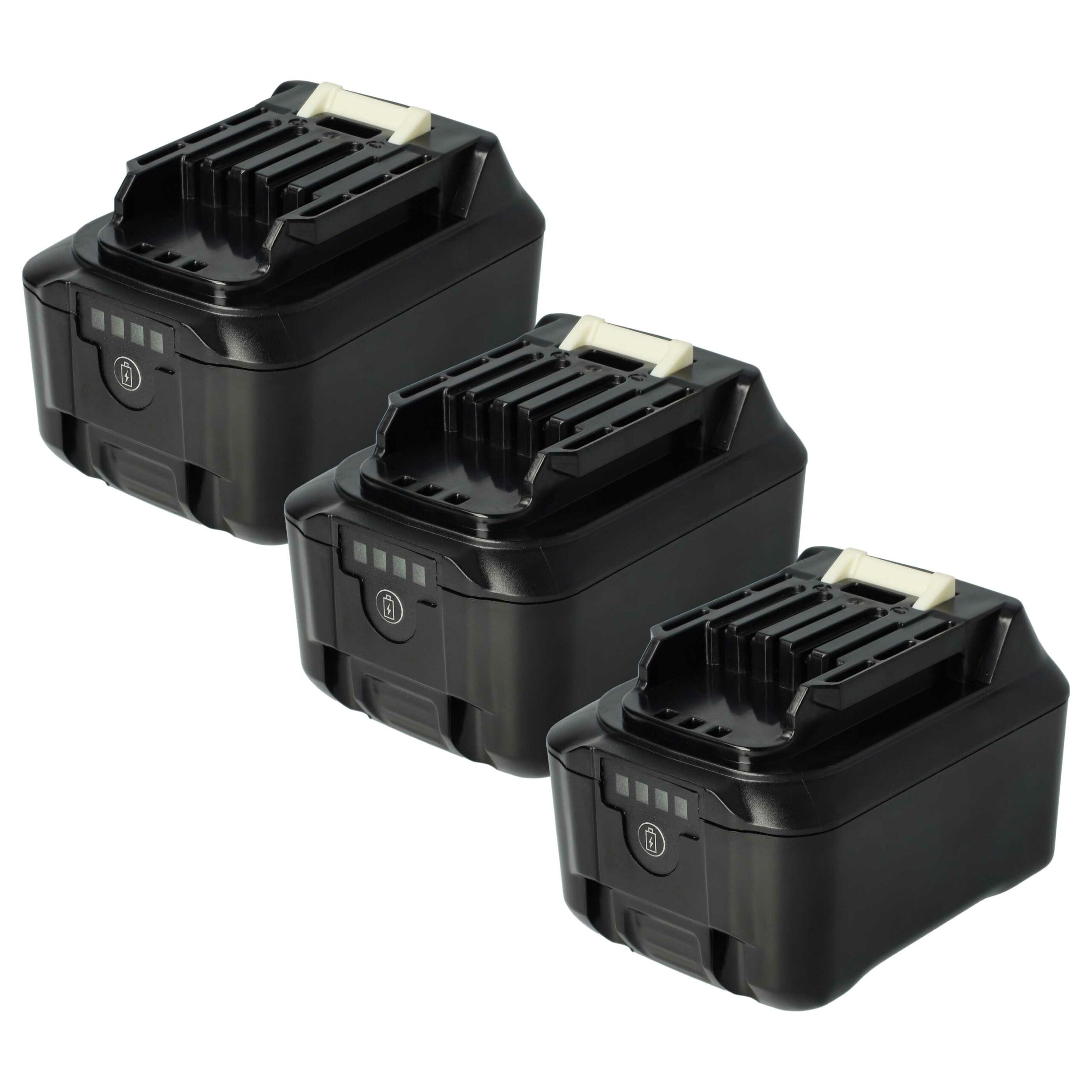 3x Bateria vhbw para Makita 197396-9, 197390-1, 5000 mAh, 12 V Li-Ion