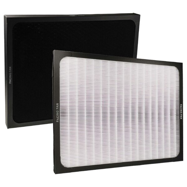 Conjunto de 2 Filtros para Purificador de Ar Blueair Classic 203 Slim, 203C, 205C, 210B - Filtro Combinado e Filtro de Partículas vhbw