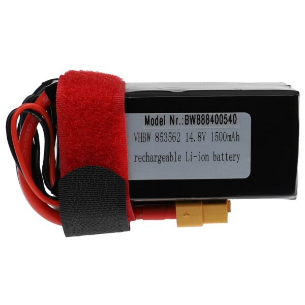 Bateria vhbw para Modelo Reduzido - 1500 mAh 14.8 V Li-Polímero, XT60