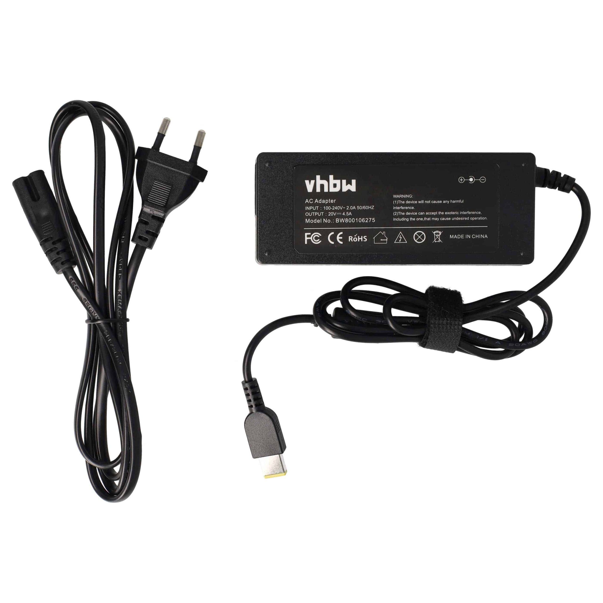 Adaptador de Alimentação para Portátil Lenovo vhbw 90 W - Substituição 0B47030, 0C19880