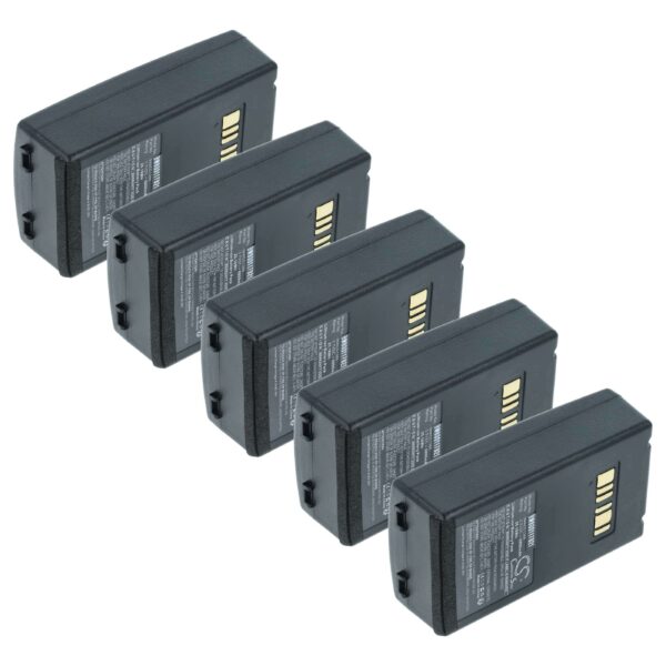 5x Bateria vhbw para leitor de códigos de barras Datalogic Falcon X3, X3 Plus, X4 - 6800 mAh 3.7 V