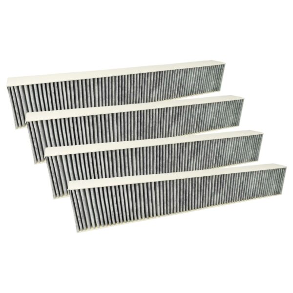 Filtro de Carvão Ativado vhbw 4x para Coifa Bosch HEZ381500, 17000822
