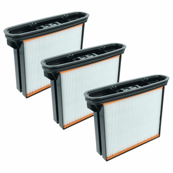 3x Filtro substitui Bosch 2607432014 para Aspirador BTI - vhbw