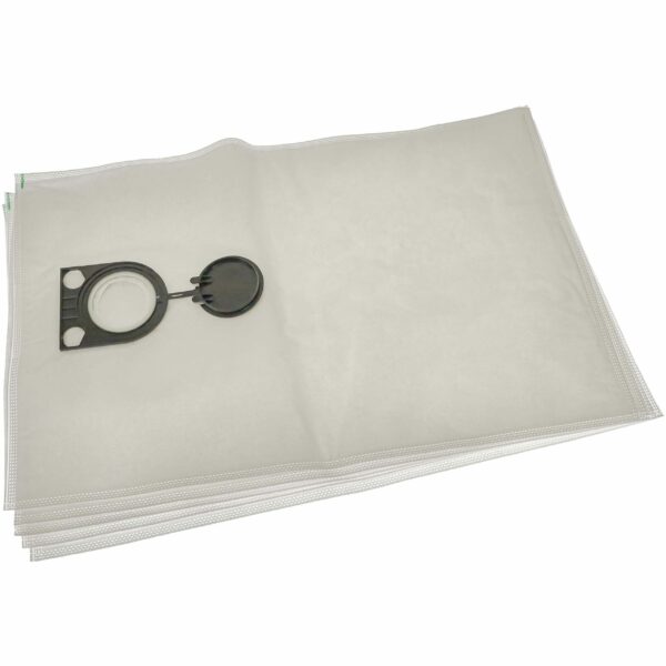 5x Sacos para Aspirador Microfibra vhbw compatível Hikoki 66370133, 338634
