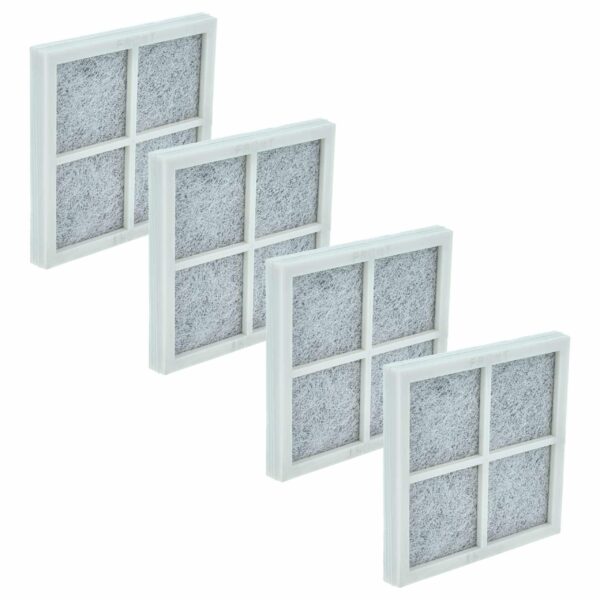 Filtro de Carvão Ativado vhbw para Frigorífico LG (Substitui LT120F, ADQ73334008, ADQ73214404) - Pack de 4