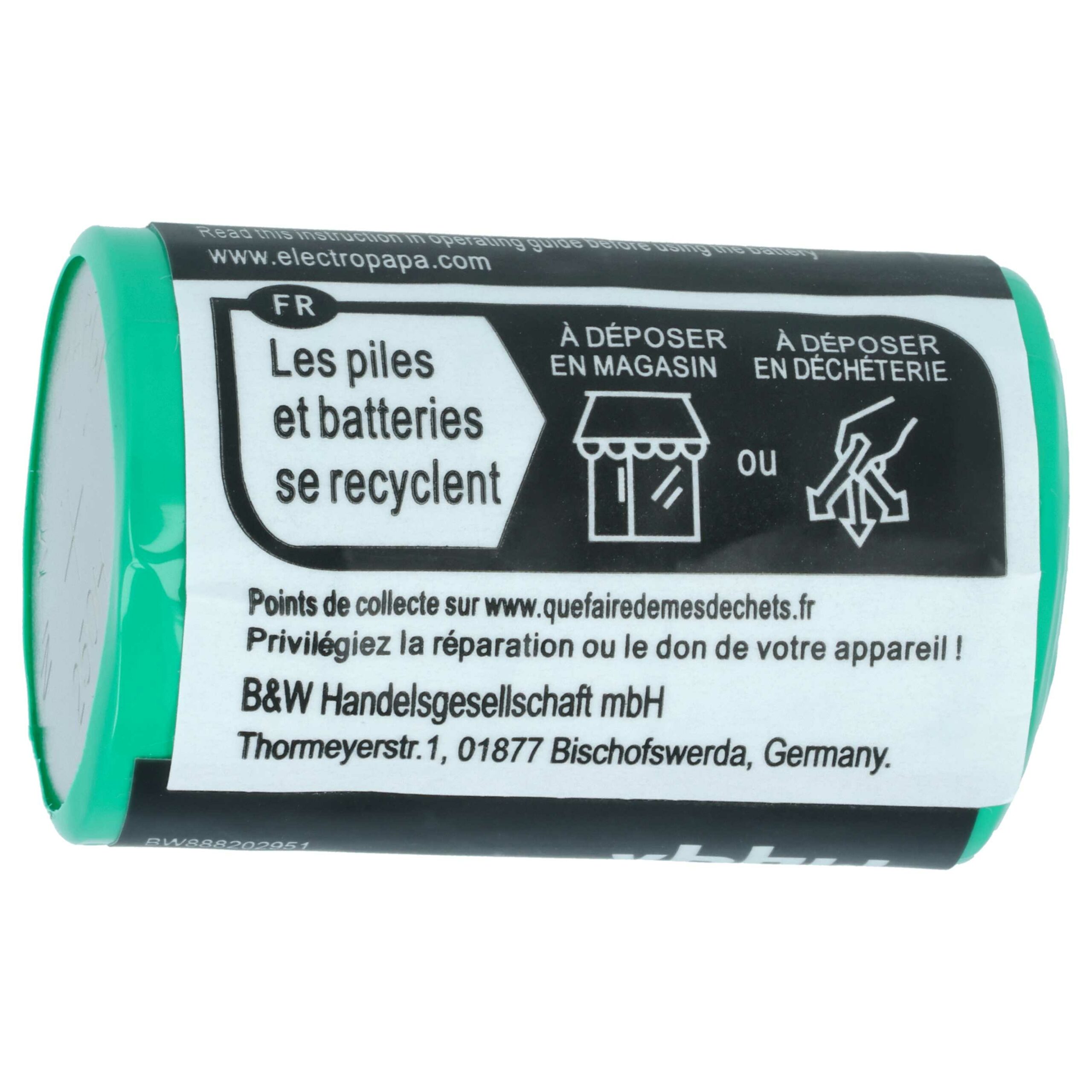 Bateria de Reposição vhbw para Servox 19632 - 230 mAh 7.2 V NiMH - Image 4