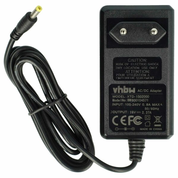 Adaptador de Alimentação para Portátil Asus vhbw - Substitui EXA1206CH, 45 W, 125 cm