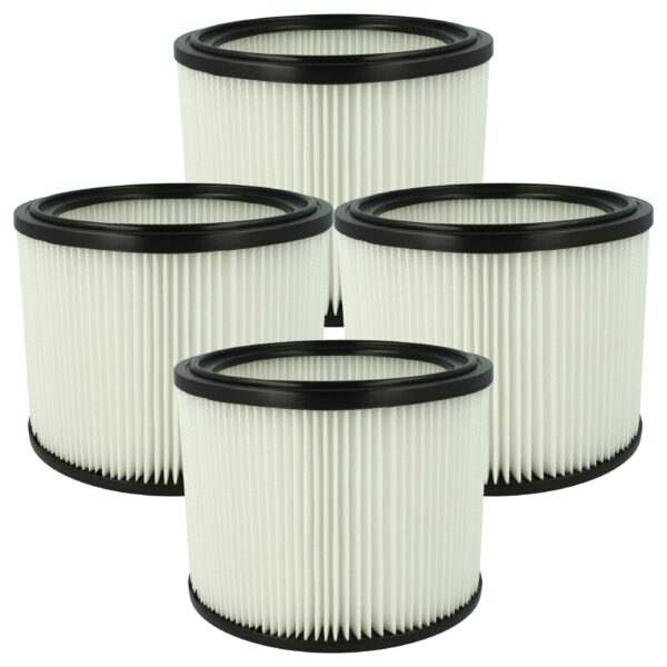 Kit 4x Filtros de Substituição vhbw para Aspiradores Berner 94314