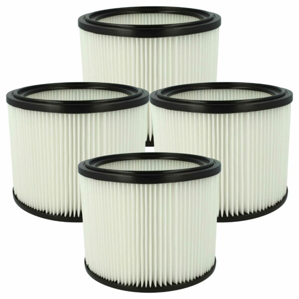 Kit 4x Filtros de Substituição vhbw para Aspiradores Berner 94314