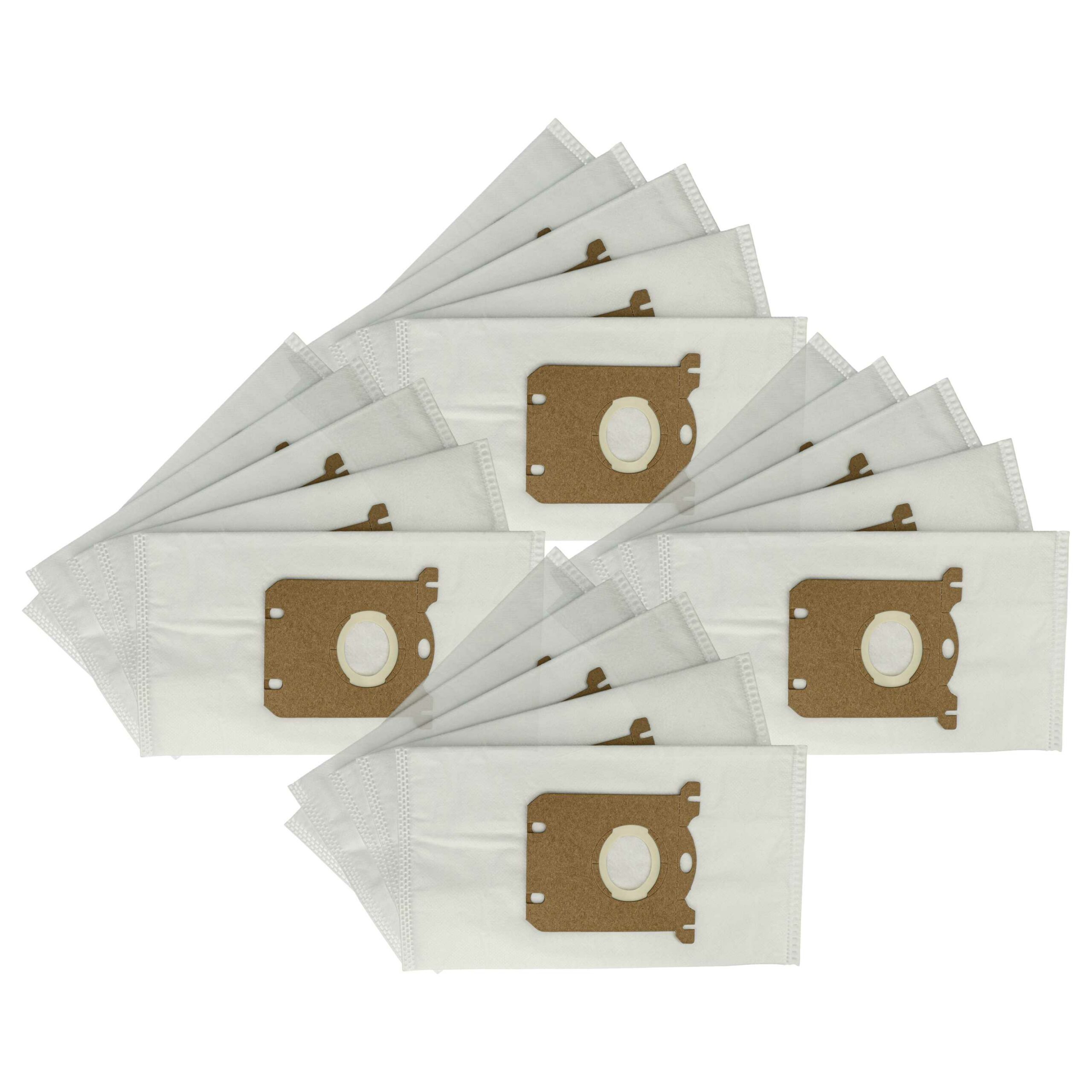 20x Sacos para Aspirador vhbw compatíveis com AEG, Electrolux e Philips - Microfibra