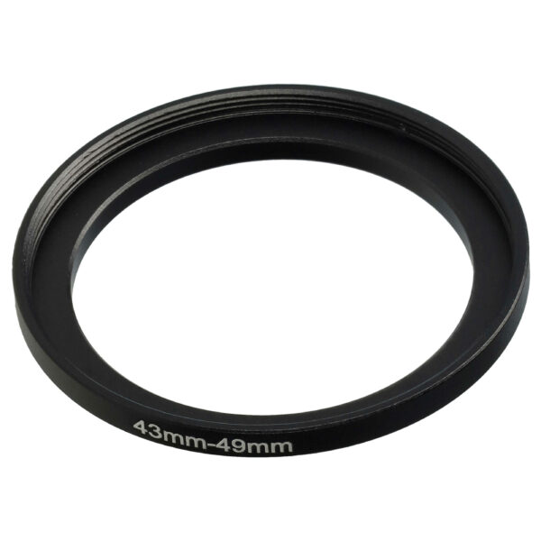 Adaptador de Anel Ampliador 43 mm para 49 mm para Objetivas de Câmara Fotográfica