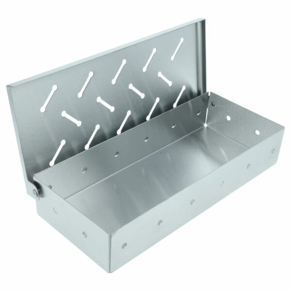 Caixa de Fumo vhbw para Grelhadores Weber 7576 - Aço Inoxidável 22.8 x 9.7 x 4.4 cm