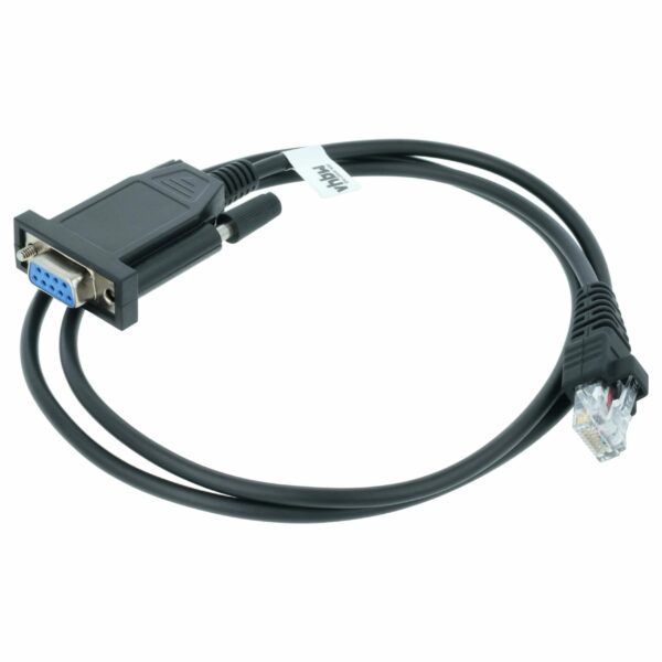 Cabo Programação RS-232 para Motorola CDM1250 - Adaptador 95cm, Preto