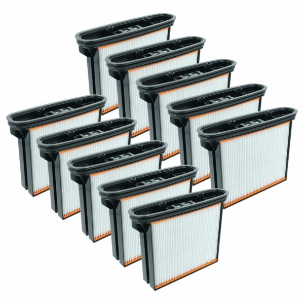 10x Filtro de substituição vhbw para Bosch 2607432014 / Starmix FK 4300