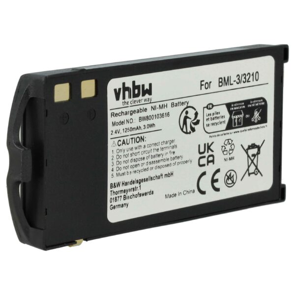 Bateria vhbw para Nokia 3210 - 1200 mAh 2.4 V NiMH