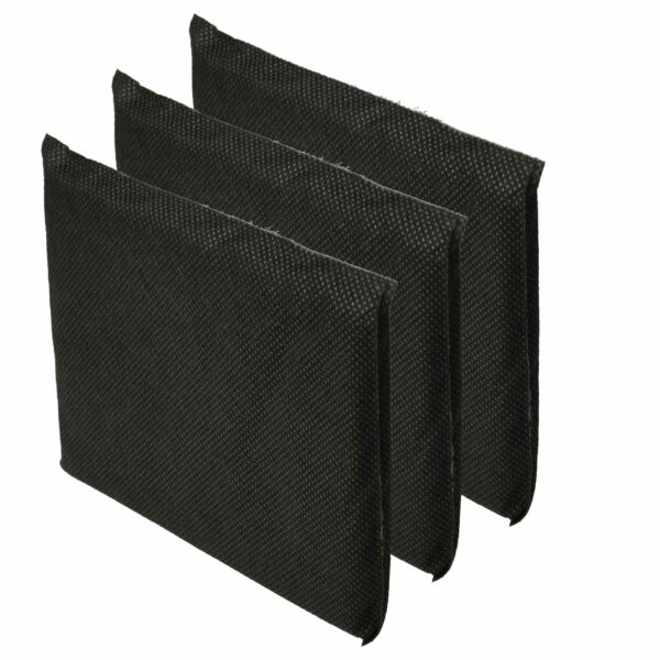 3x Filtro de Carvão Ativado vhbw compatível com AEG/Electrolux 2081625036, 2081625010 para Frigorifico Juno