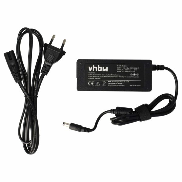 Adaptador de Alimentação vhbw para Acer 1050F, ADP-15HB - 60 W, 200 cm