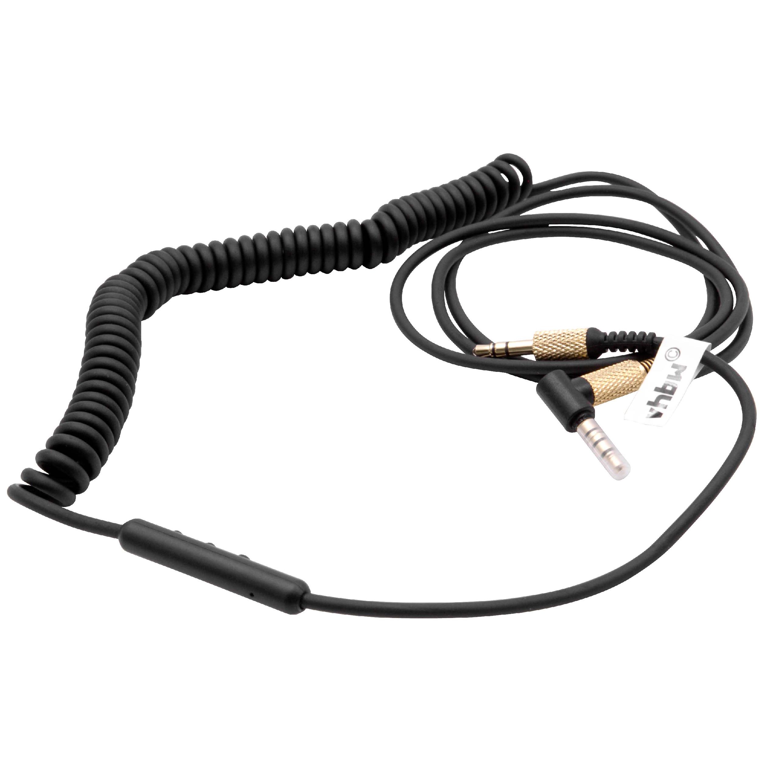 Cabo de Áudio vhbw para Auscultadores Marshall Major Bluetooth e Outros, 3.5mm, 150 cm