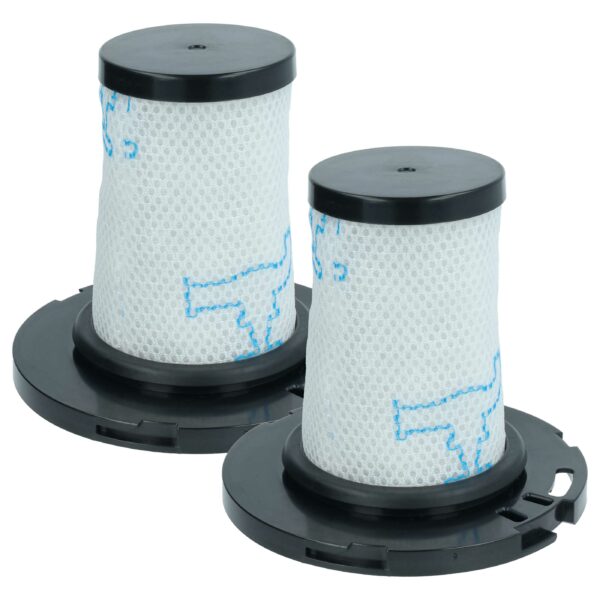 2x Filtro Separador para Rowenta ZR009007 - Compatível com Aspiradores Tefal, 10,1 x 11,8 cm