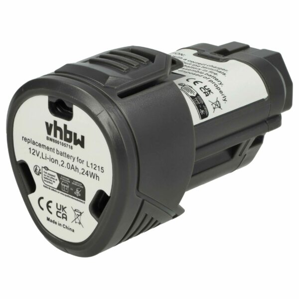 Bateria vhbw 12V 2000 mAh Li-Ion para AEG, Ridgid - Substitui 4932352824