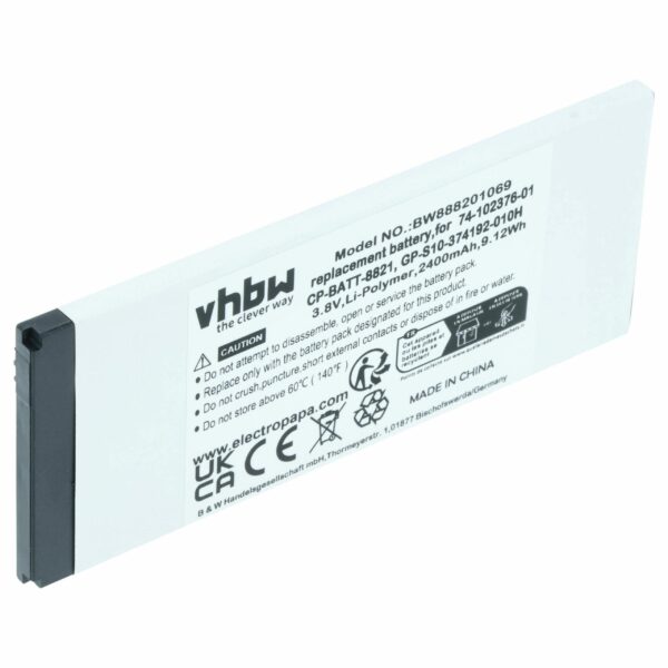 Bateria vhbw para Cisco 8821 - 2400 mAh 3.8V Li-polymer (substitui GP-S10-374192-010H)