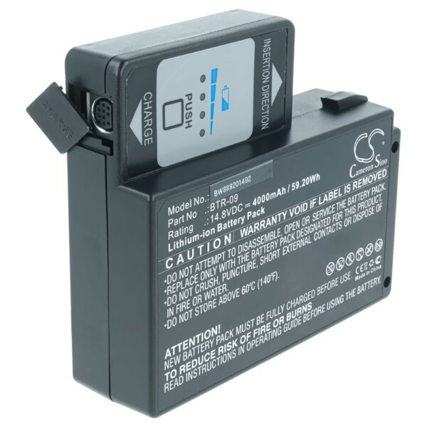 Bateria vhbw para Fusion Splicer Fujikura BTR-09 - 4000 mAh 14.8 V Li-Ion