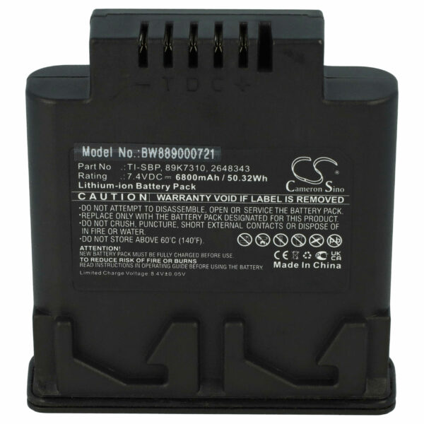 Bateria para Câmara Térmica Fluke 89K7310, TI-SBP, 2648343 - 6800 mAh 7.4 V Li-Ion vhbw