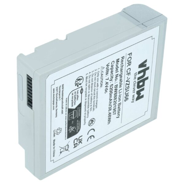 Bateria vhbw para portáteis Panasonic CF-VZSU66U - 5200 mAh 7.4 V Li-Ion