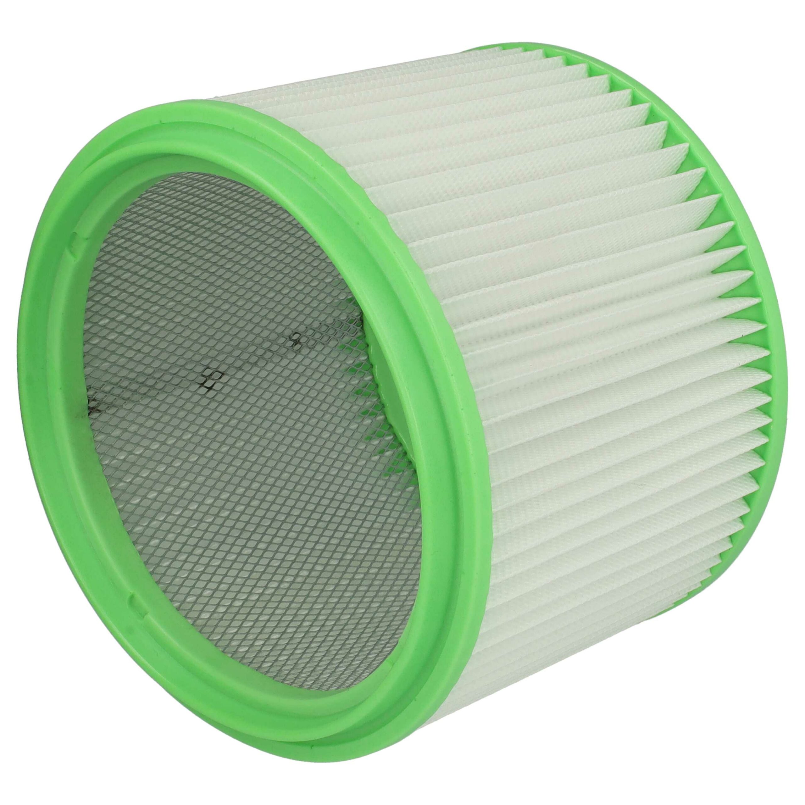 8x Filtro de Cartucho vhbw para Aspirador Gisowatt e Makita 413525 Branco / Verde - Image 3