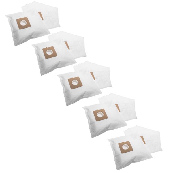 50x Sacos para Aspirador vhbw em Microfibra para Proline, Moulinex, Satrap, Hanseatic