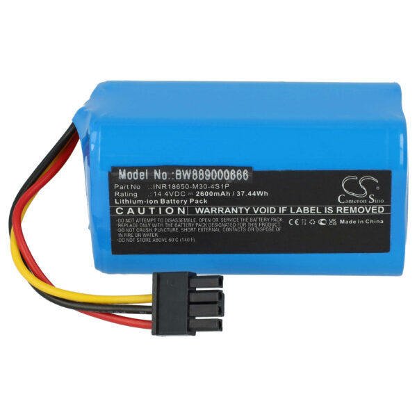 Bateria vhbw para Proscenic T-4S1P-B-U21 2600mAh 14.4V Li-Ion