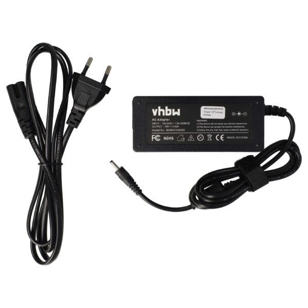 Adaptador de Alimentação para Portátil Acer vhbw - Substituição Lite-On PA-1650-02, 65 W, 200 cm