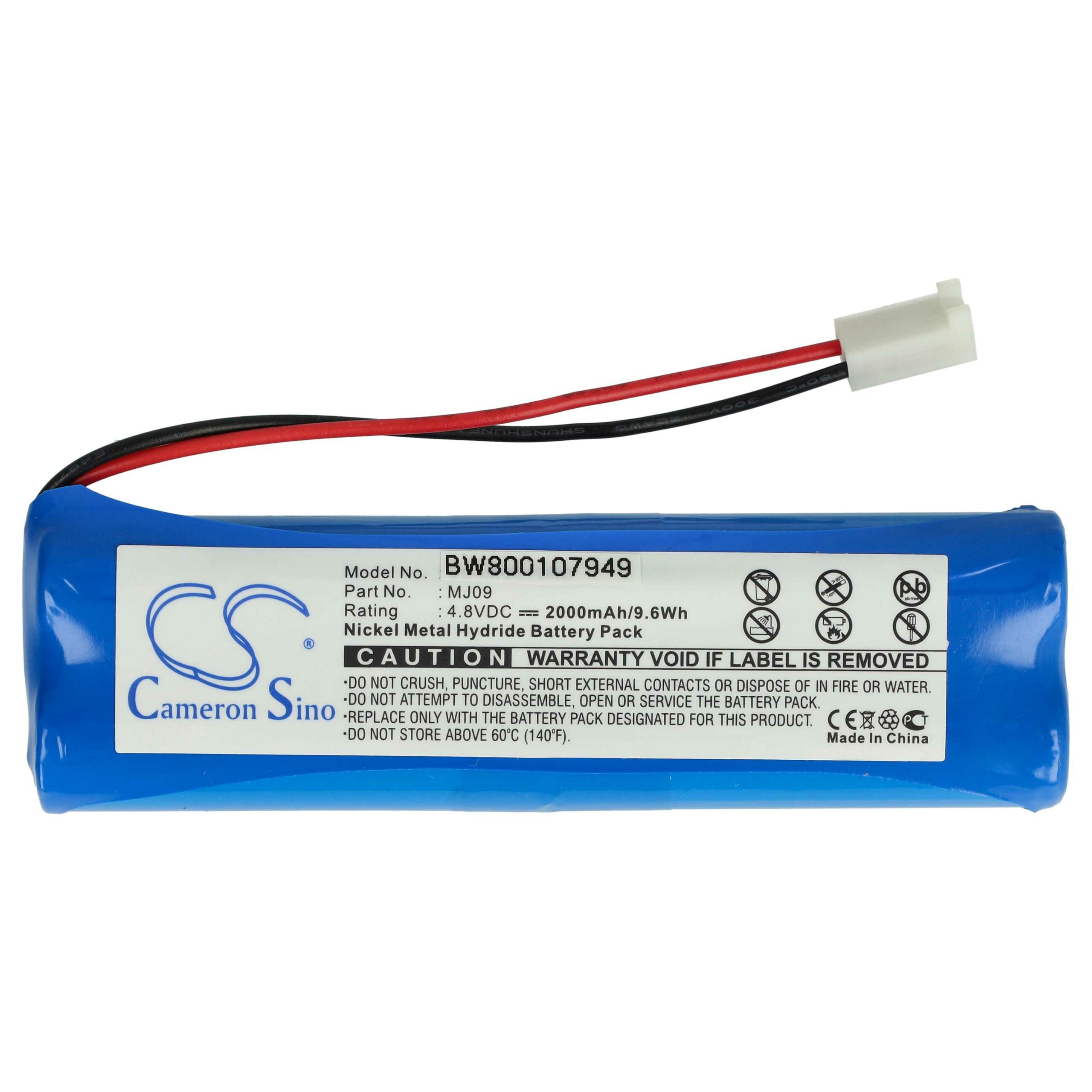 Bateria de Equipamento Médico vhbw para I-Stat MJ09 - 2000 mAh 4.8 V NiMH - Image 3