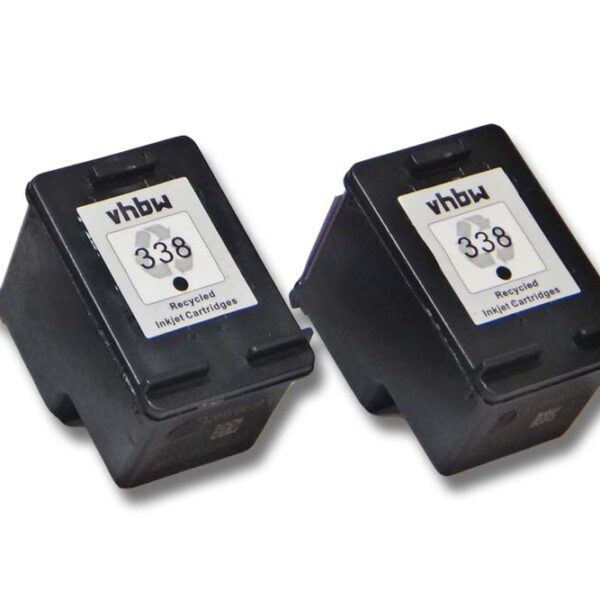 2x Cartuchos de Tinta para Impressora HP Deskjet 6520 - Preto vhbw