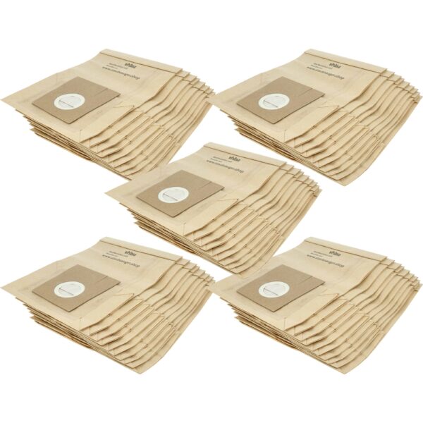 50x Sacos para Aspirador vhbw compatíveis com Bosch tamanho G, F, E - Papel