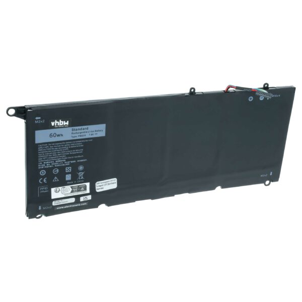 Bateria vhbw para Portátil Dell XPS 13 9360 7850 mAh 7.6 V