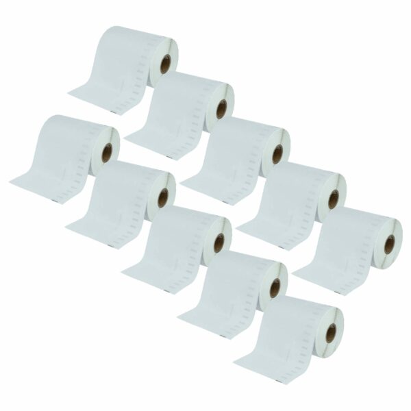 Rolo de Etiquetas 10x Compatível com Dymo S0904980 - 104 mm x 159 mm